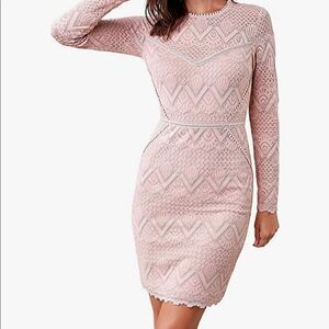Sugar Lips Women's Flirting Fate Lace Bodycon Dress